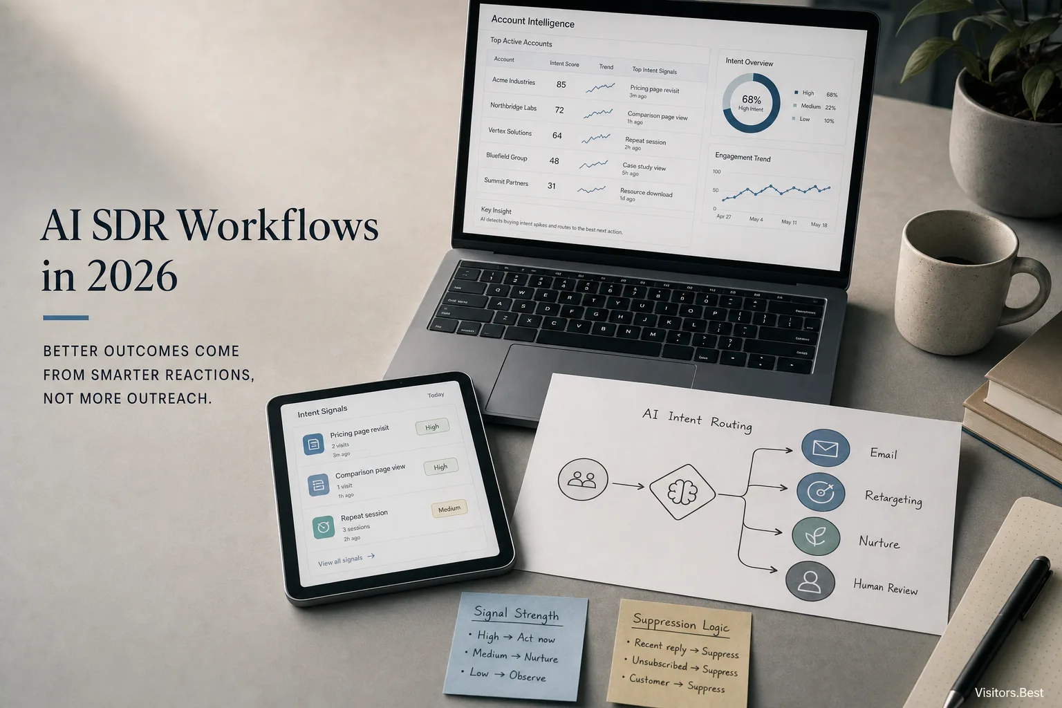 AI SDR Workflow in 2026: Intent Triggers, Hybrid Outreach & Deliverability